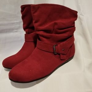 NIB Lower East Side Woman's Samantha Red Boots 10W